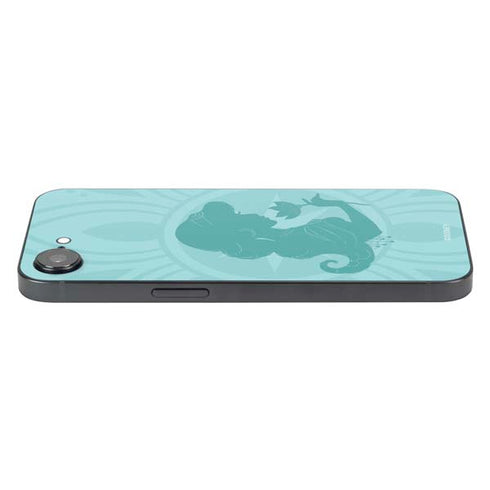 Disney Aladdin Princess Jasmine Silhouette Flower iPhone 16e Skin